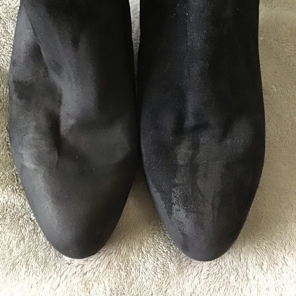 Franco Sarto suede black  bootie 9 - Picture 3 of 6